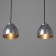Bayerlux suspension Bayerlux 3111/2 2x40W E27, chrome, d = 13.5 cm, h = 10.5 cm