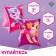 Children's overshielders for swimming 20 × 16 cm, puppy patrol, pink color