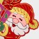 Decorative sticker "Grandfather Frost with gifts" 44x32 cm