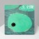 The frog icon with a tape recorder, the color is green