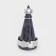 Magistro Aleo decoration stand, 5 × 12 cm, gray color