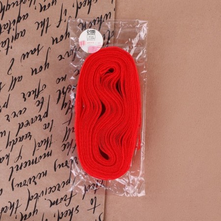 Capricon lace, 22 mm × 10 ± 1 m, color red No. 20-3