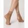 Women's socks Transparent CONTE ELEGANT SOLO 20, size 23-25, Bronz color, 2 pairs