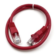 Buro UTP-5-0.5M-R UTP 4 pairs CAT5E CCA Molded 0.5m Red RJ-45 (M) -RJ-45 (M)