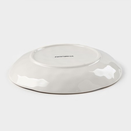 Porcelain Porcelain Deep shade "Cosmos", 550 ml, d = 21.5 cm, red color-2