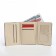 Women's wallet on the button, the color is dark green