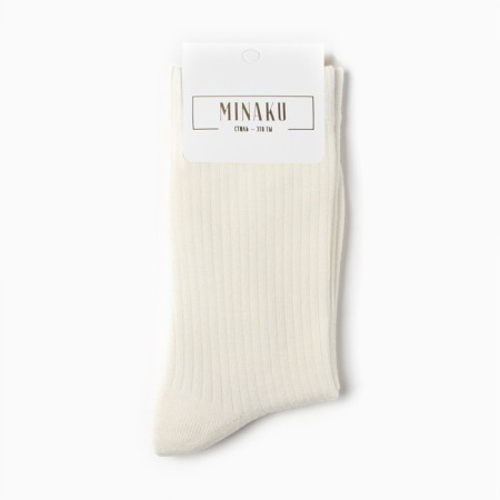 Women's socks long minku, col. ECRU, river 36-39-2
