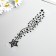 Embosing stencil plastic "Large and small stars" 3x15 cm
