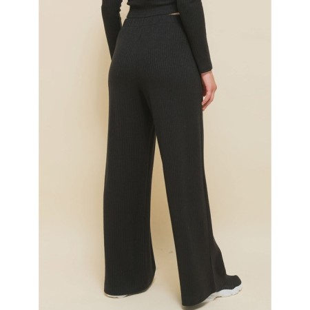 Female trousers, size 50, black color-3