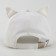 Baby cap for a girl "cat", with ears, color white rr 52-54 5-7 years