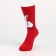 Male socks, red/goose color, size 27