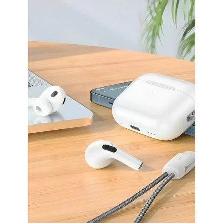 Hoco Ew47, TWS headphones, wireless, vacuum, noise reduction, BT 5.3, 40/300 mAh, white-5