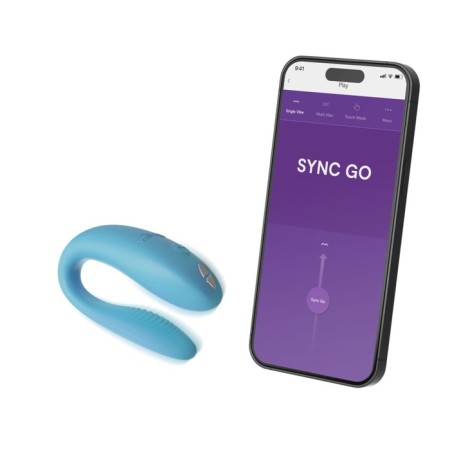 WE-VIBE SYNC GO vibrator, 7.5 cm, turquoise-3