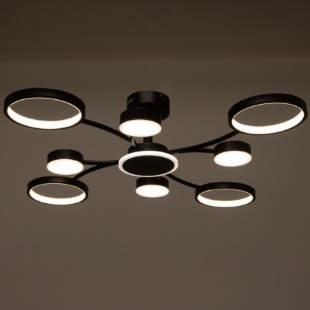 Causteen with PDU 2299/9BK LED 176W 3000-6000K Black 88x88x18 cm Bayerlux-2