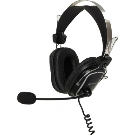 Headphones with A4Tech HU-50 microphone Black 2M pavers USB headline