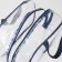 Lightning cosmetic bag, transparent/blue color