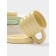Set for spices of the “Zephyr” share, Solonka, List, 100 ml, ceramics, white
