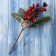 Decor "Winter charm" bite of the berries of the needles, 17 cm