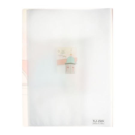 A4 folder, with 30 transparent files "attraction", mix-8