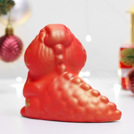 Figure "Dragon" 10x12cm, red with gold-2
