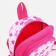 Baby backpack on lightning, external pocket, pink color