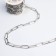 A bag for a bag, iron, 22 × 7 mm, 3 ± 0.1 m, silver color