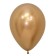 Latex ball 12 “Mirror balls”, gold reflex, set of 50 pcs.