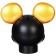 Mickey Mickey Mouse, Gypsum, 16x14x13 cm, Golden, Black, Disney