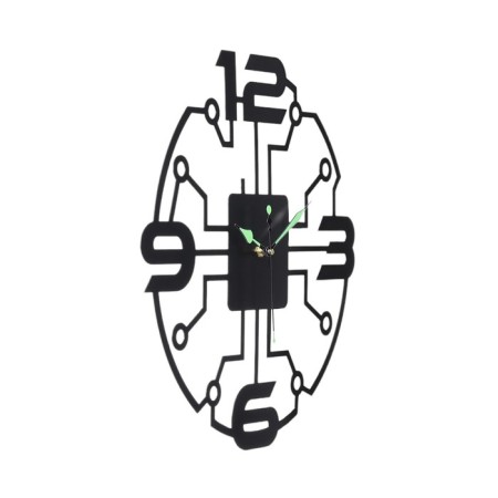Wall-wall watches "microcircuit", silent, D-40 cm, luminous, aa-2