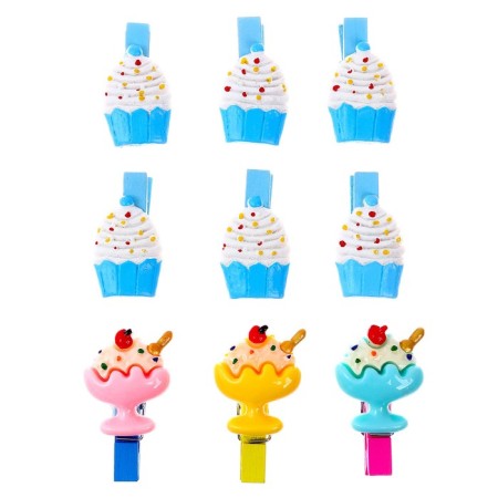 A set of decorative clothespins "Sweet World" 9 pcs.