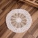 Wicker rug round 50 cm