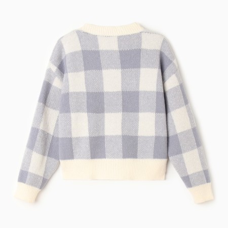 Women's sweater, blue color, size 44-48-4