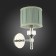 Sconces st. SL1121.101.01. Oleo. 1x40 W, E14, 17x22.7 cm, Nickel color