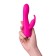 Vibrator with clitoral stimulant L’Eroina, pink color, 17 cm