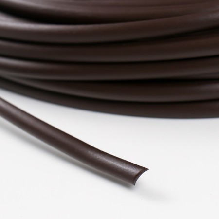 Rang artificial smooth 7 mm 100 m half a pipe (wenge)-3