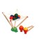 Wooden toy "catch the ball", 7.5 × 9.5 × 16.5 cm