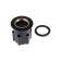 Comer for the kitchen "Everest" B59-0256, single-leaf, high spout, on a nut, black