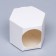 Bonbonniere, white, 8 x 7.5 x 6 cm