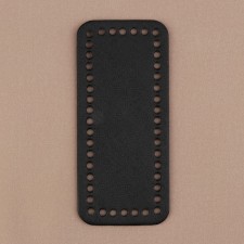 Donce for a bag, rectangular, 18 × 8 × 0.3 cm, black color