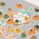 Stickers for creativity "Abstraction" embossing gold set 48 pcs 9x7x0.8 cm
