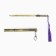 Souvenir weapon suspended mini "anime sword", keychain, 20 cm, gold with purple