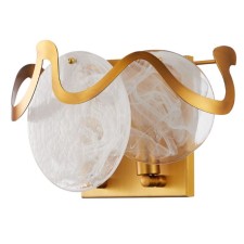 Wall lamp STILFORT 2130/03/02W Sweet, 2x40W, E14, 300x300x180 mm, bronze color