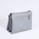 Cross-Bodi Bag on a zipper, 2 outer pockets, color gray color