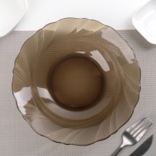 Deep plate alta marea, d = 20 cm, brown color