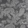 Lining fabric "cucumbers", 100 % polyester, 1 × 1.4 m, color gray color
