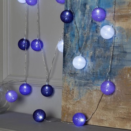 Garland “thread” 5 m with nozzles “Lights Lights”, IP20, transparent thread, 20 LED, white glow, 220 V