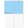 A4 notebook, 48 sheets in a cage, Erichkrause "CoverPrO classics", plastic cover, offset 100% white, mix
