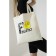 No Plastic-shoper bag without lightning, without lining, beige color
