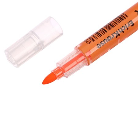 Textbook marker 0.5-3.5 mm Erichkrause Visioline V-16 zoom neon, bilateral, orange neon, water-based ink-4