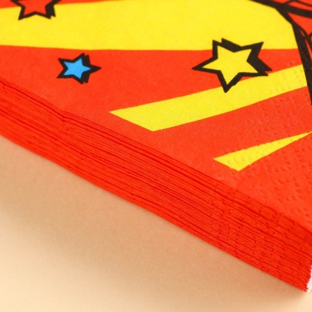 Paper Napkins "Superman", 33x33 cm, 20 pieces, 3 strata, spider-man-5